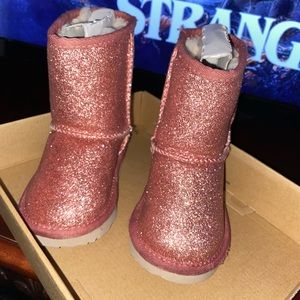 Pink Glitter Uggs